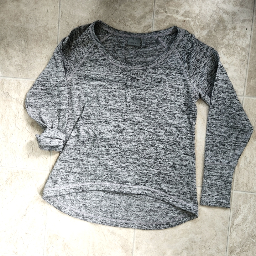 Athleta No Sweatin' It Sharkbite Long Sleeve - Size Medium